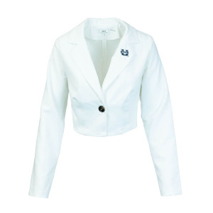 Women's Cropped Button U-State Dress Jacket